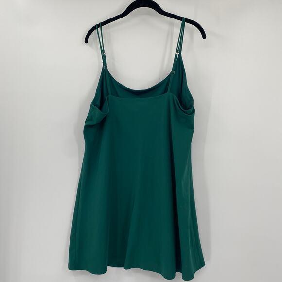 Abercrombie & Fitch Traveler Active Dress Built in Shorts Mini Green XL Tall - Picture 7 of 12